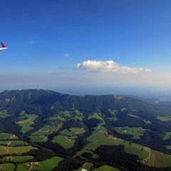 Flugwegposition um 13:57:42: Aufgenommen in der Nähe von Gemeinde Semriach, Österreich in 1535 Meter